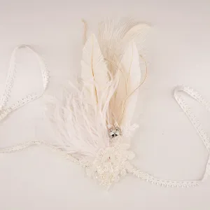 The Joetta Feather Designer Hair Garland