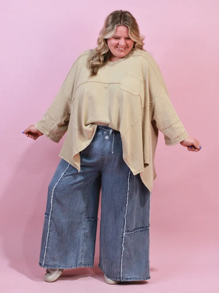 The Kari Top - Khaki
