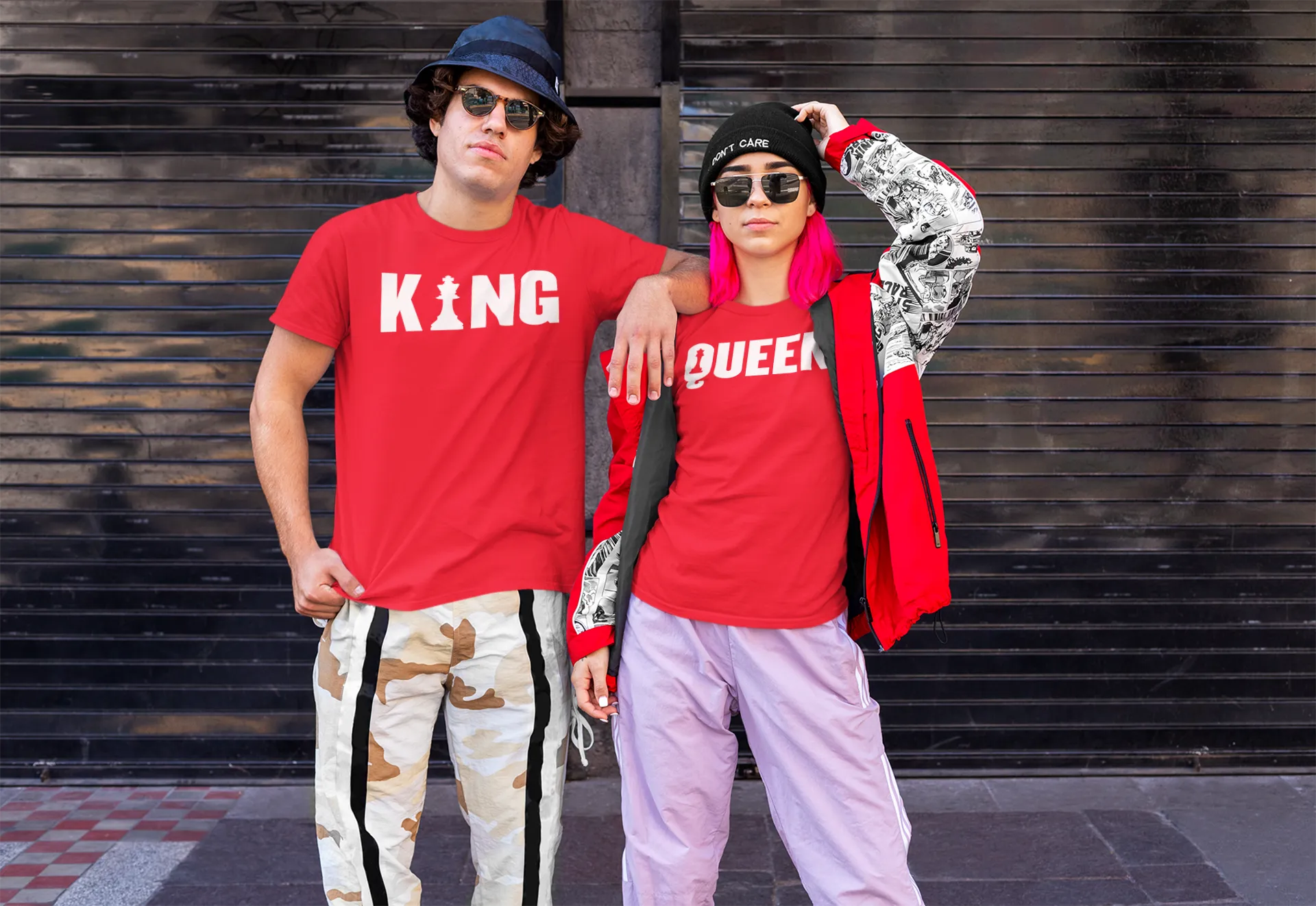 The King and The Queen T-shirt  Couple T-shirt, Valentine t-shirt.