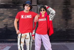 The King and The Queen T-shirt  Couple T-shirt, Valentine t-shirt.