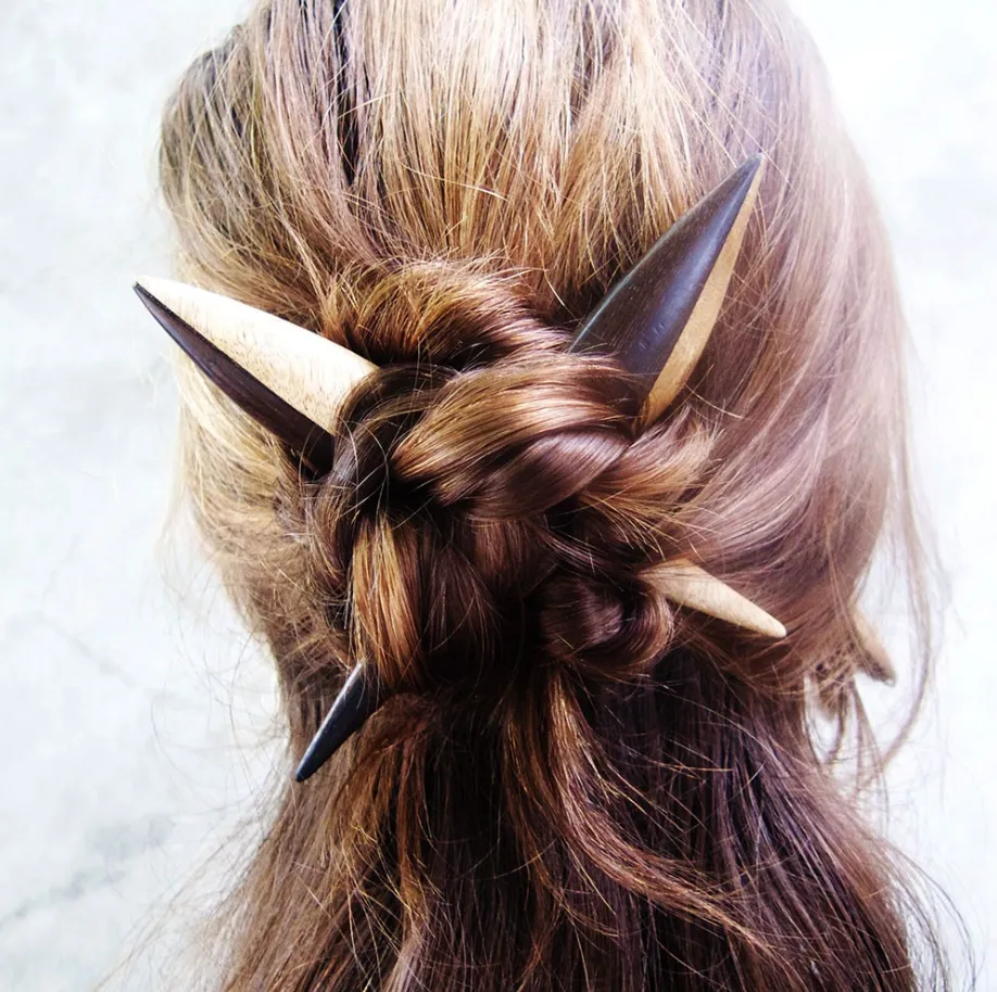 The Mini-Palms Hair Stick from S A Y A Designs