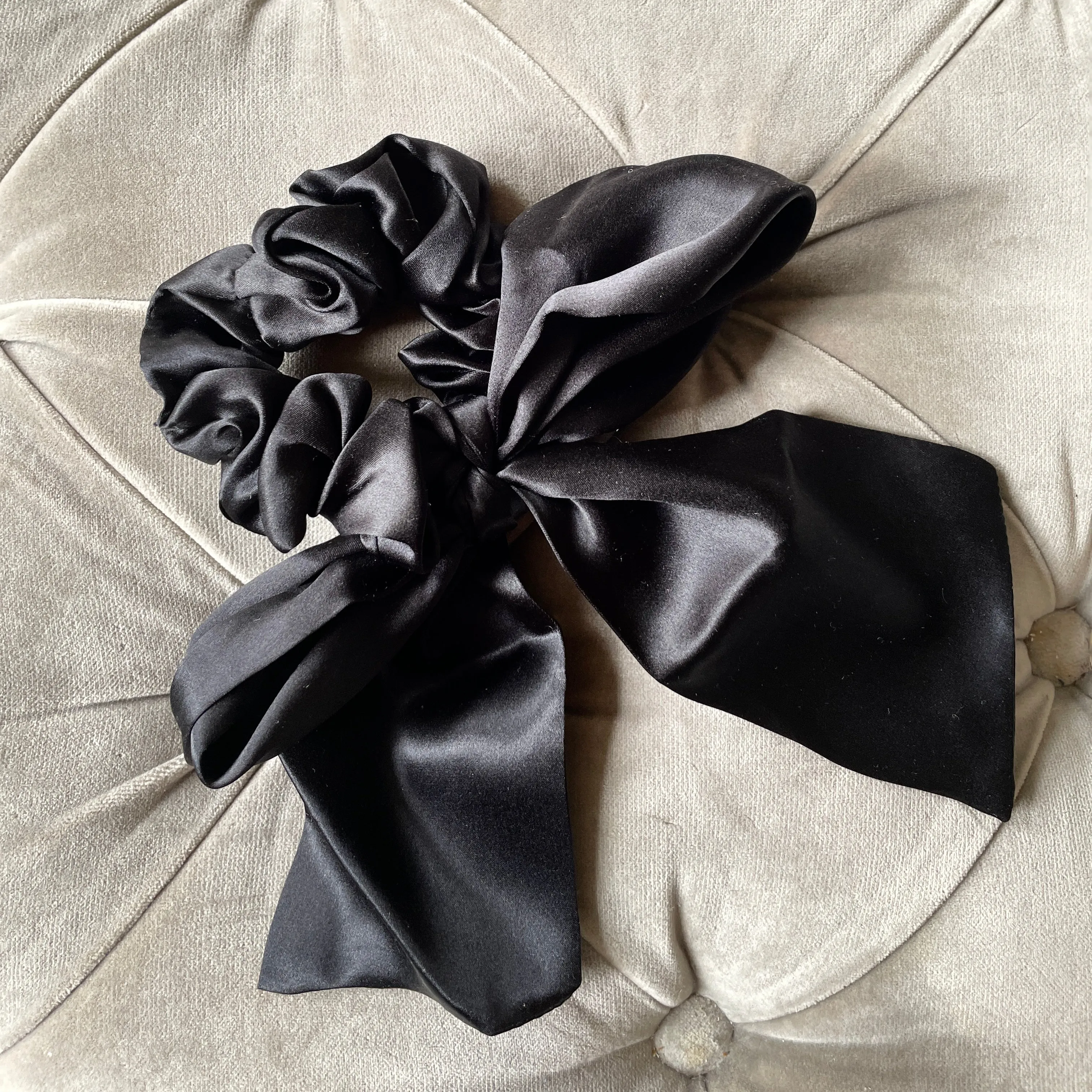 The Multi-way Silk Scarf Bow Hair Scrunchie