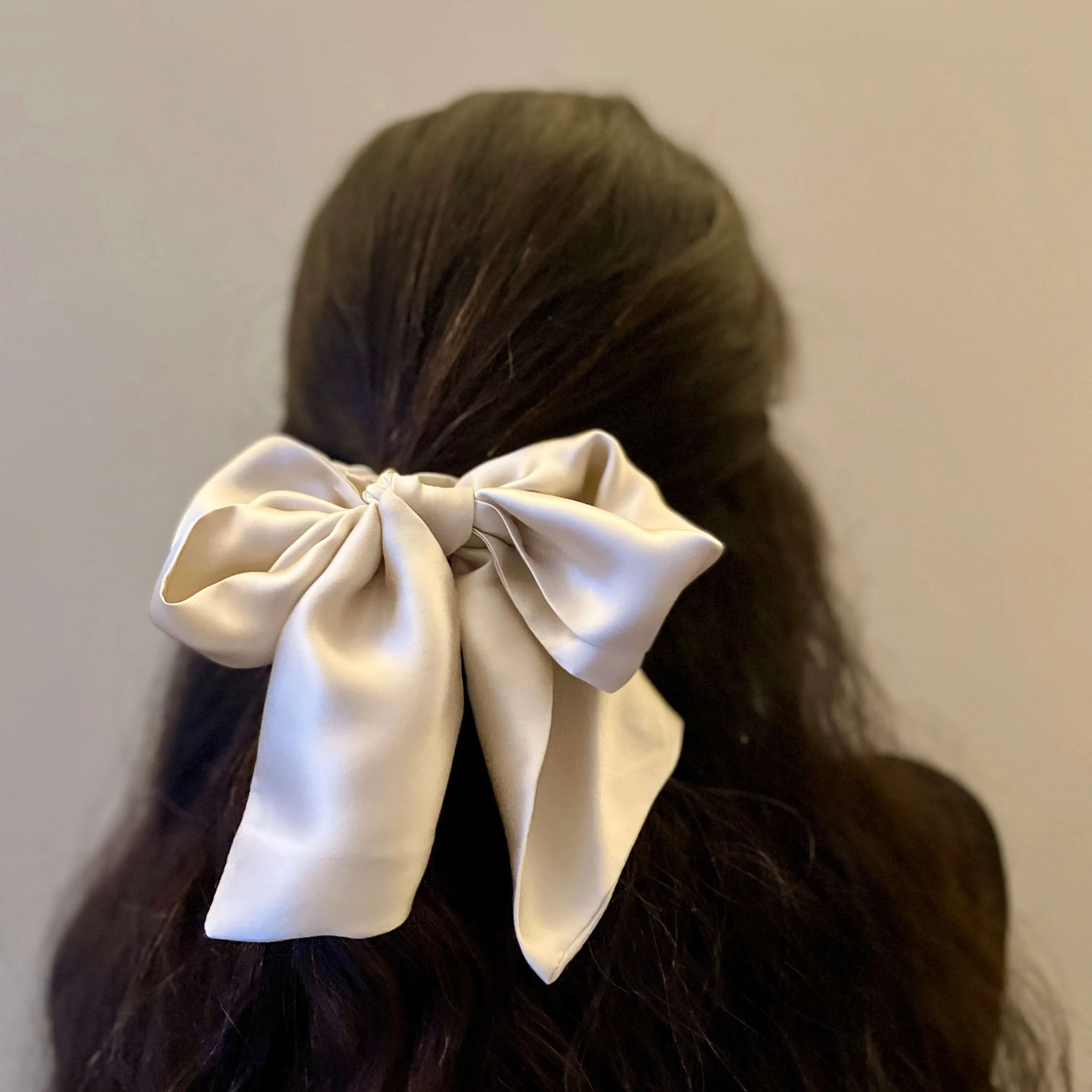 The Multi-way Silk Scarf Bow Hair Scrunchie