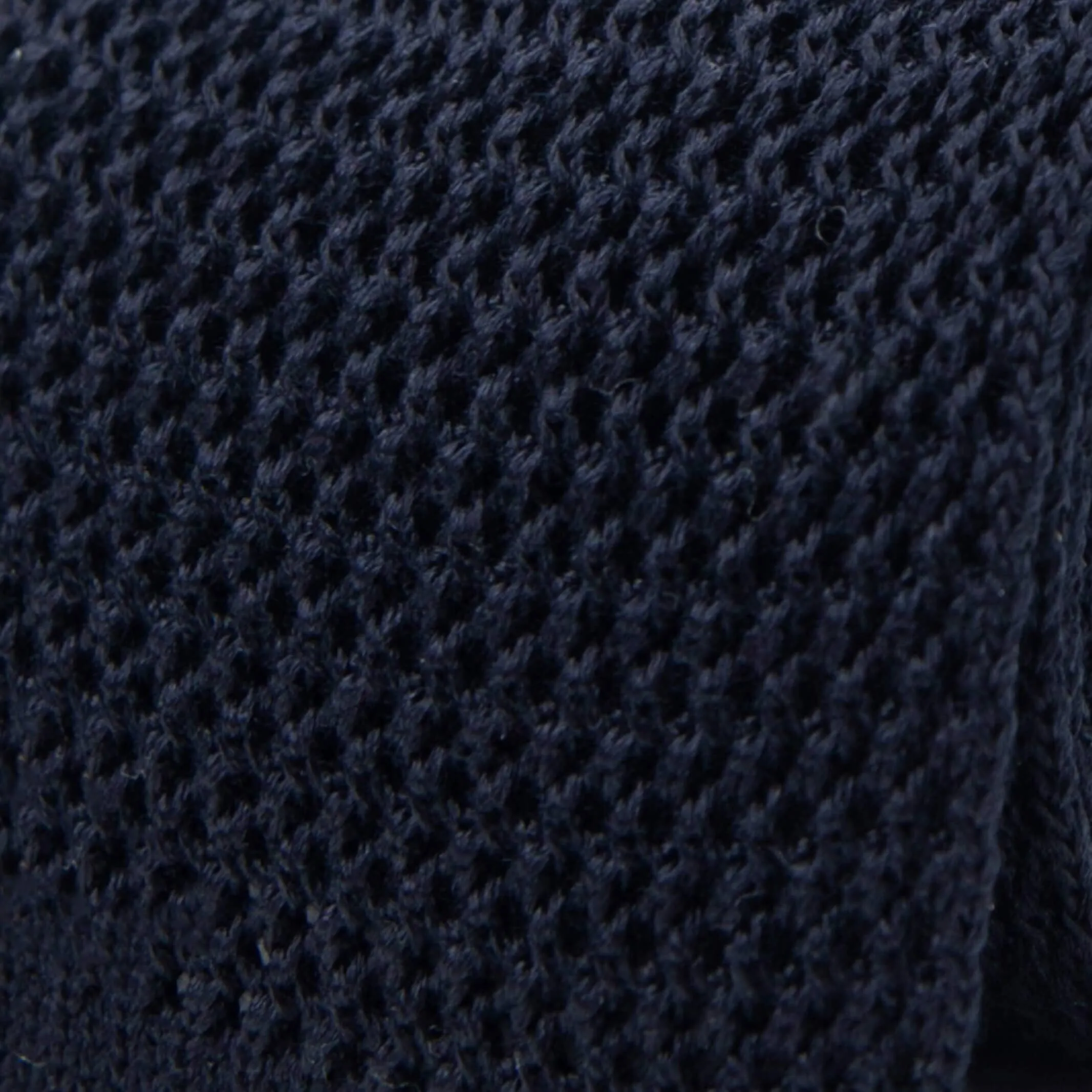 The Navy Harlow Knit Tie