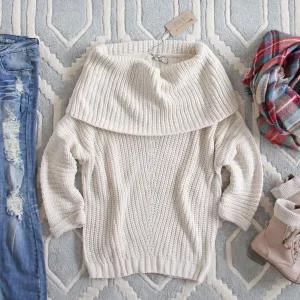 The Nubby Knit Sweater in Cream