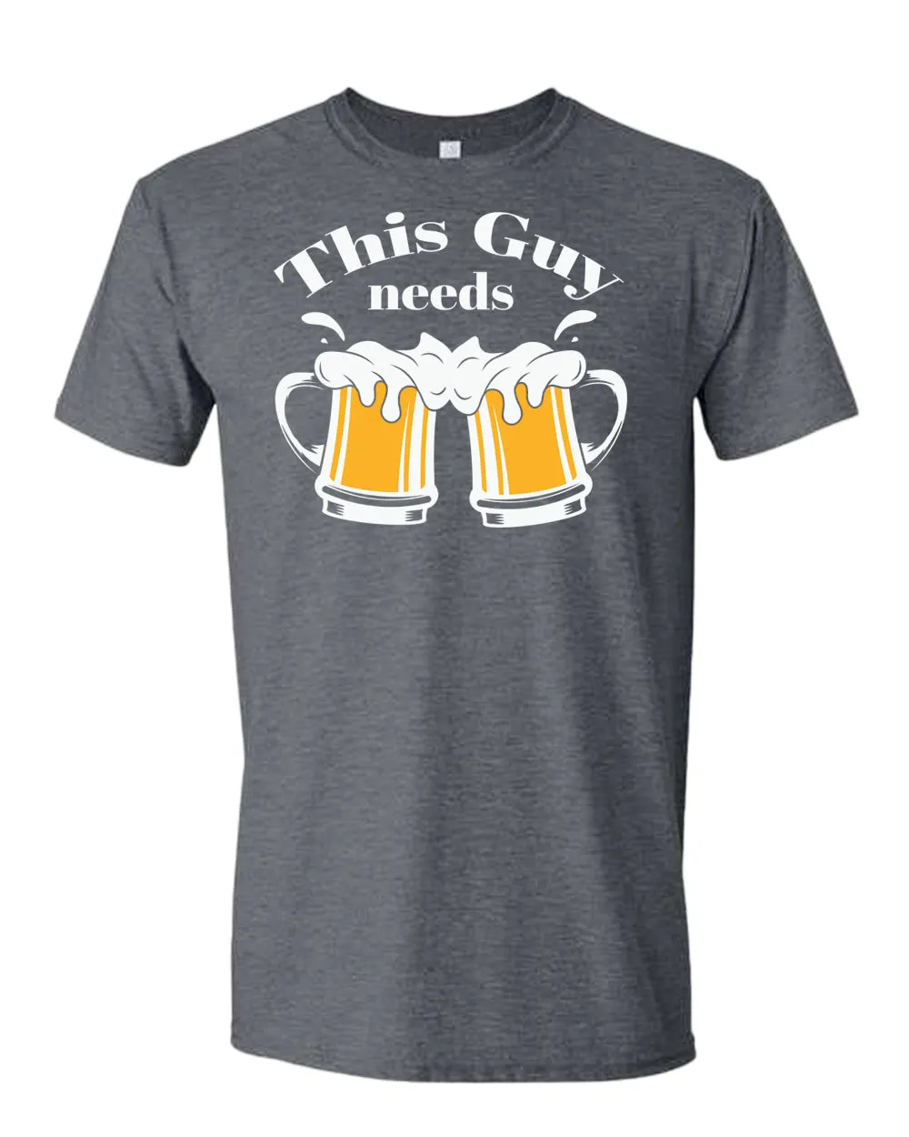 This guy needs beer t-shirt