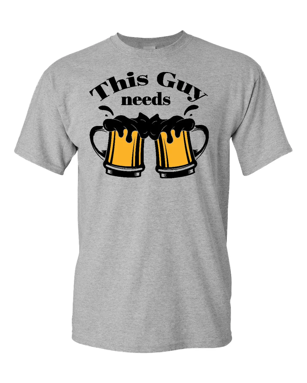 This guy needs beer t-shirt
