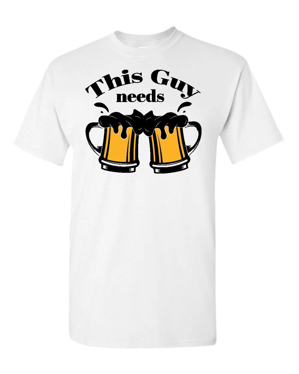This guy needs beer t-shirt