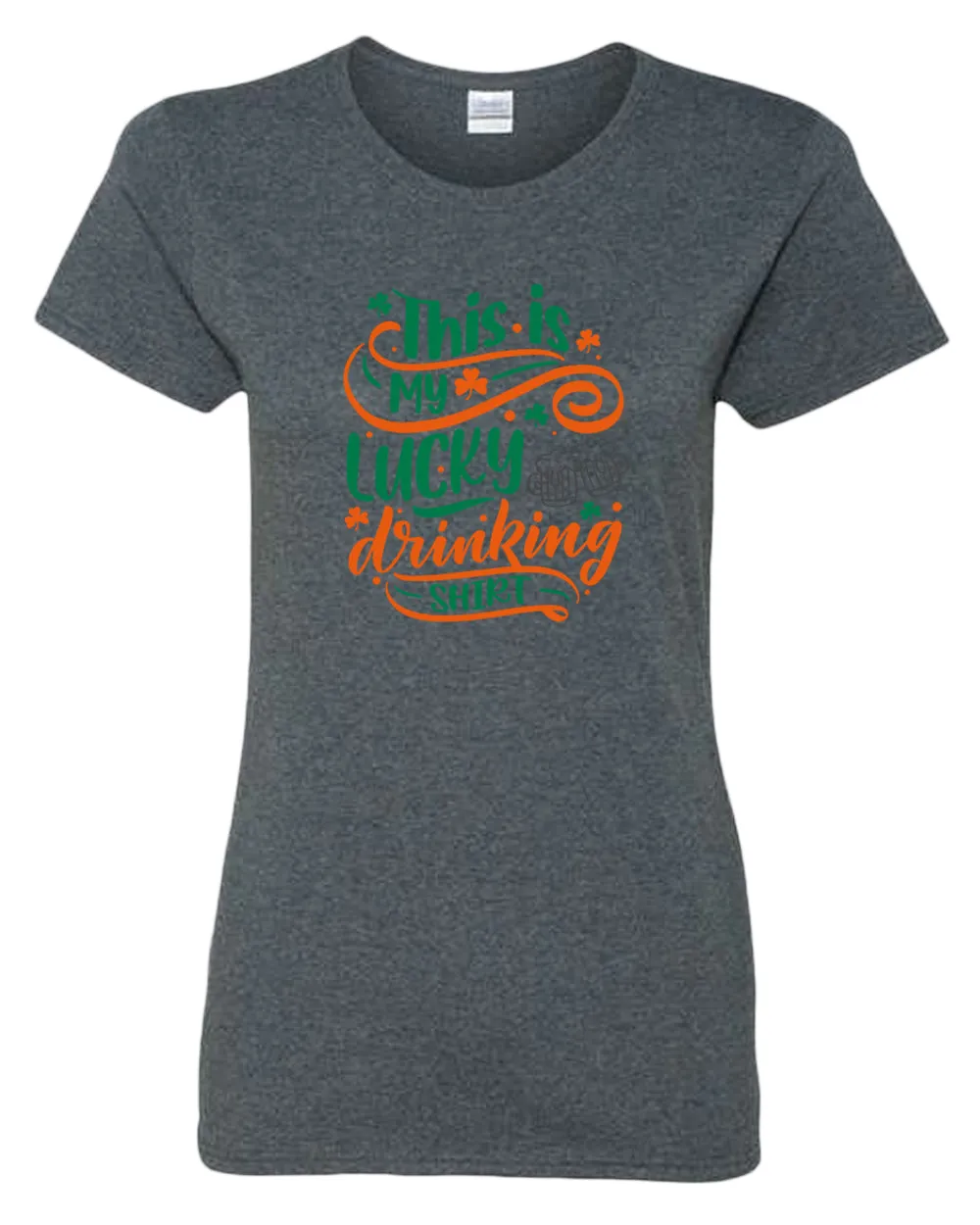 This is my lucky drinking t-shirt women st patrick's day t-shirt