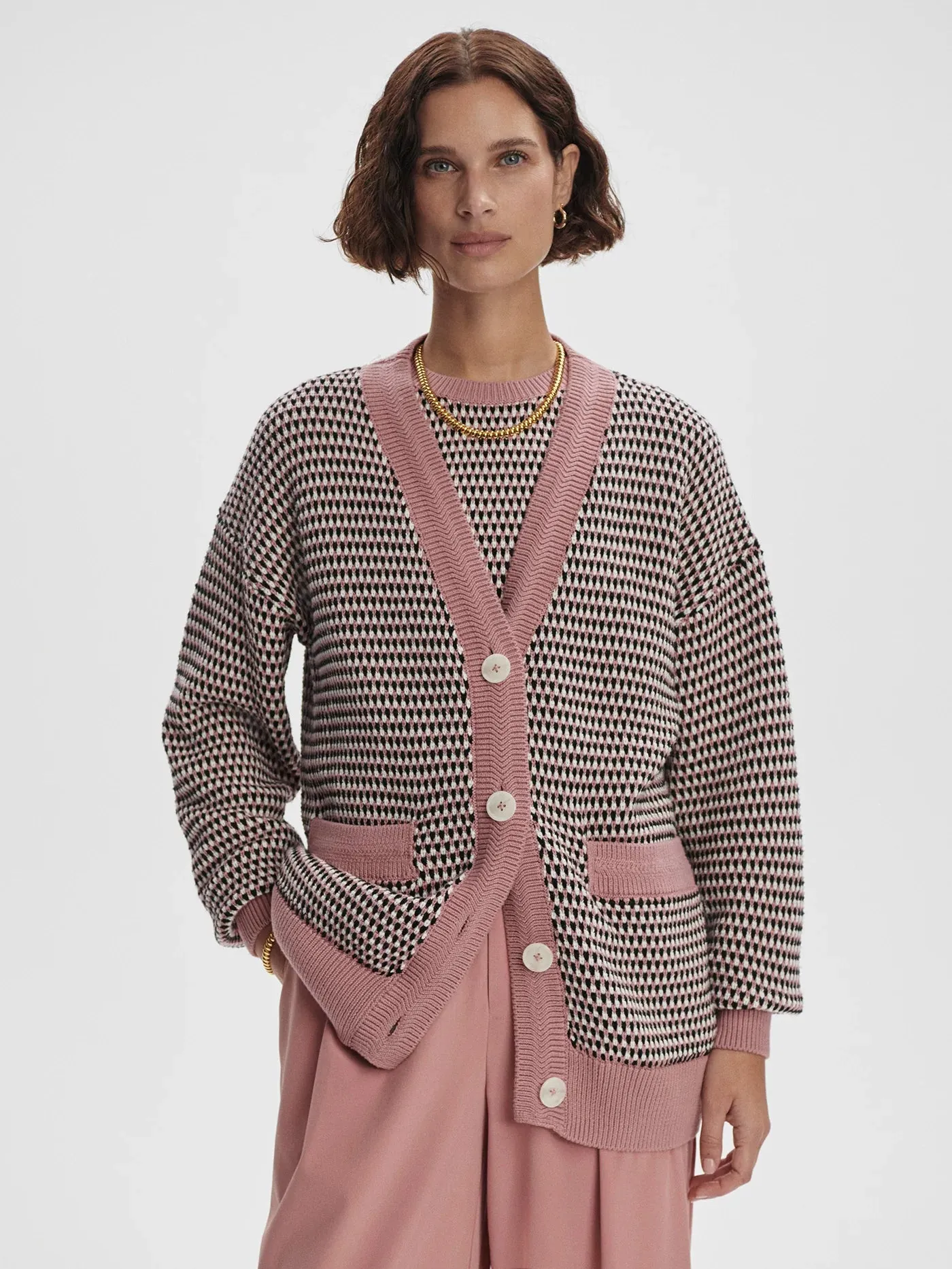 Tiffany Textured Knit Cardigan