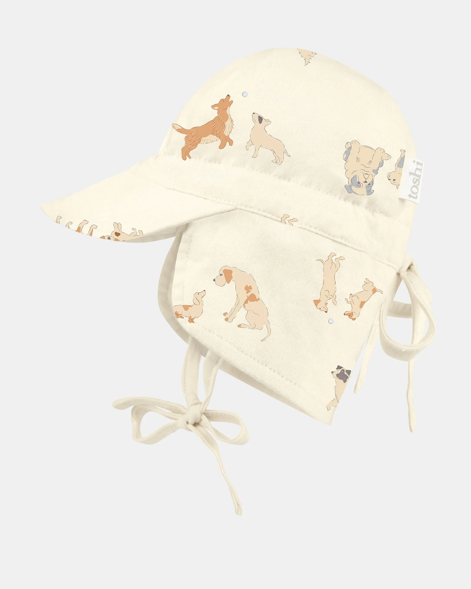 Toshi Bambini Flap Cap - Puppy Love