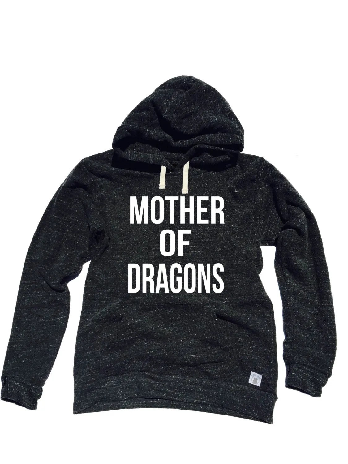Triblend Fleece Pullover Hoodie Mother Of Dragons - Funny Mom