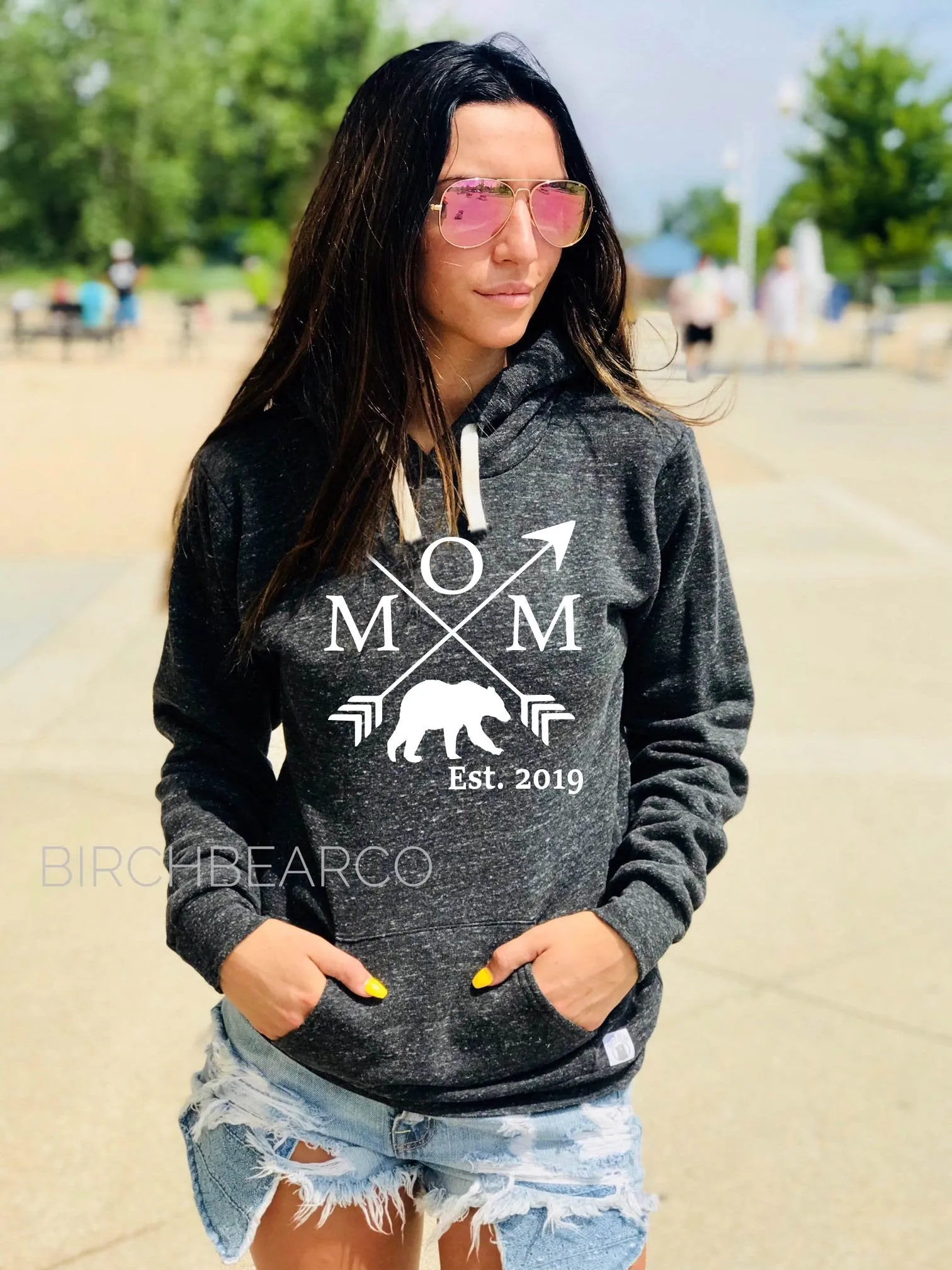 Triblend Unisex Fleece Pullover Hoodie Custom Hoodie Personalized Hoodie - Logo Hoodie - Custom Text Shirt