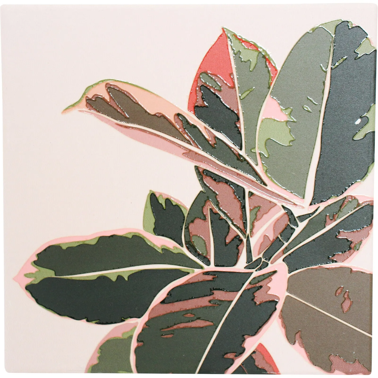 Trivet Boho Leaves
