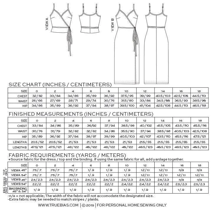True Bias - Calvin Dress & Top