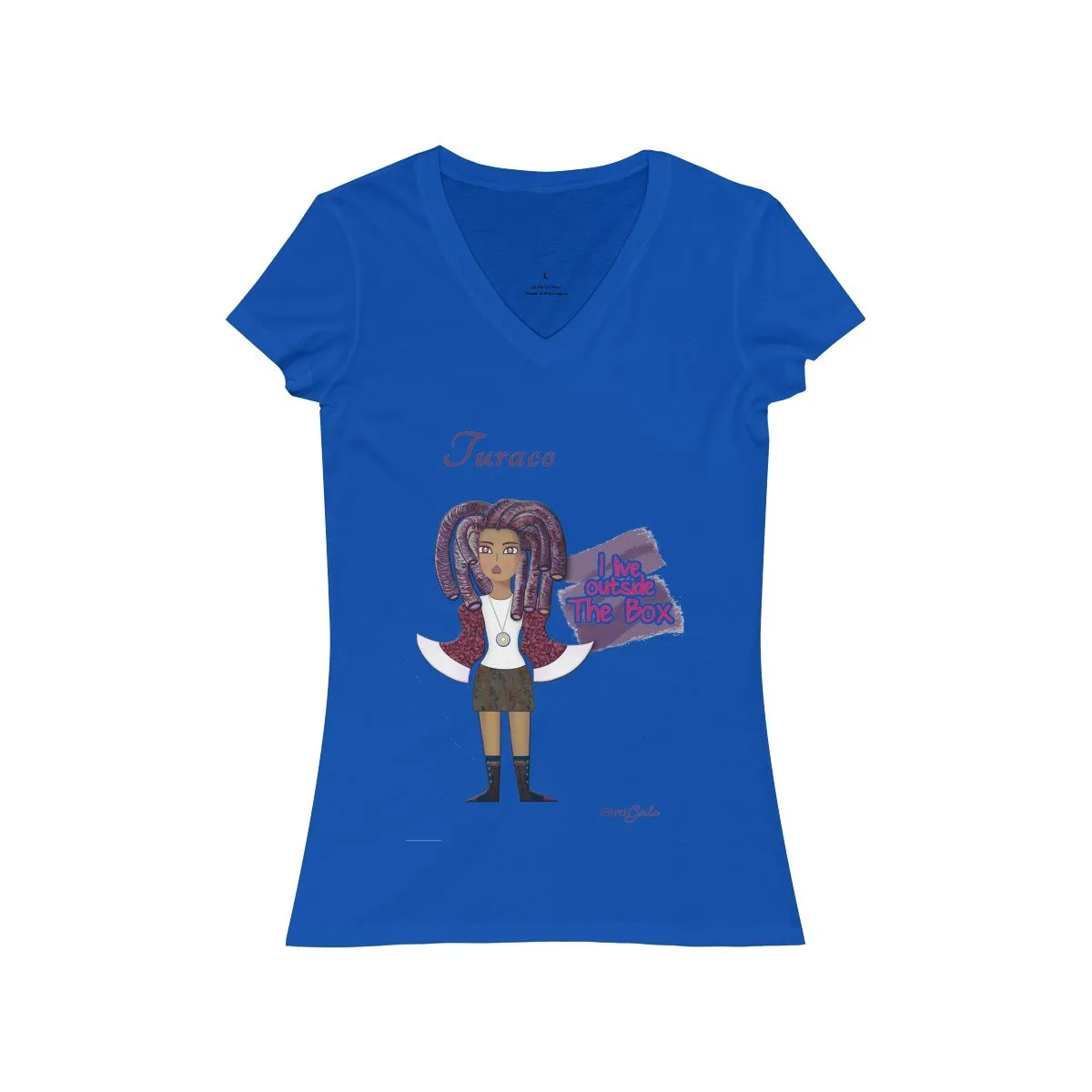 Turaco Women's Jersey Short Sleeve V-Neck Tee