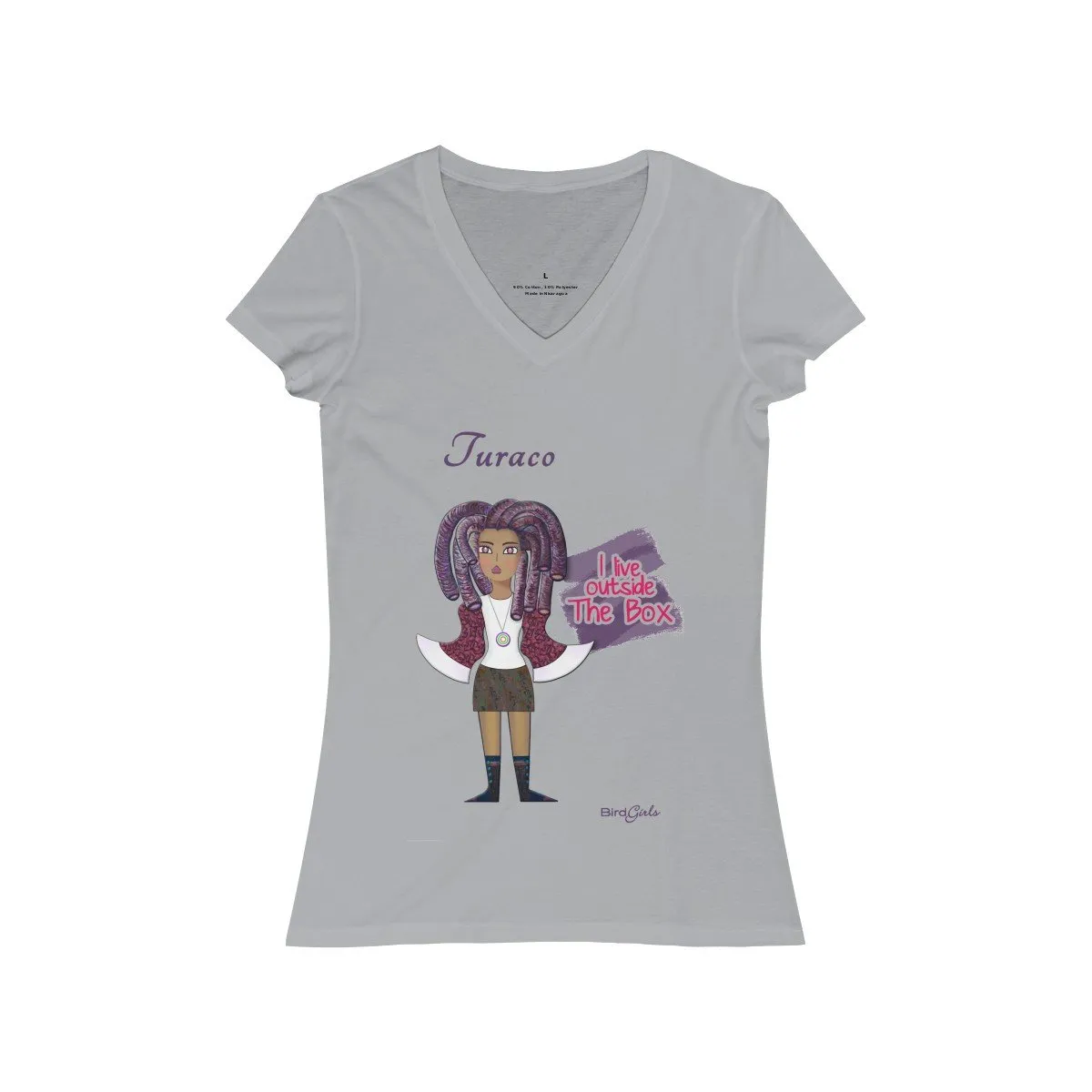 Turaco Women's Jersey Short Sleeve V-Neck Tee