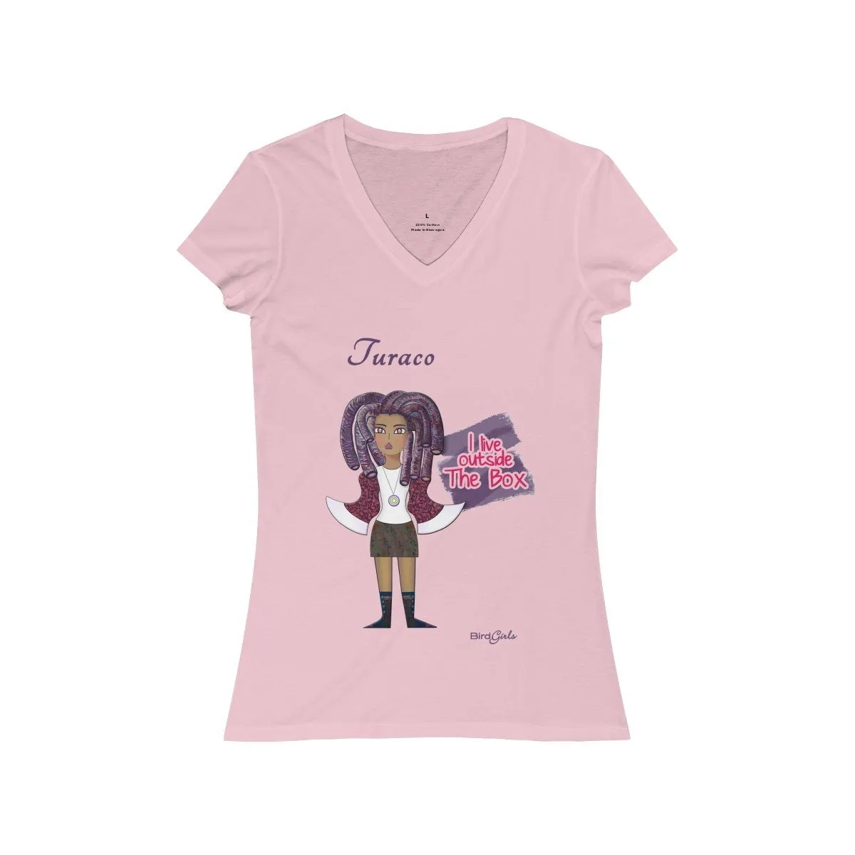 Turaco Women's Jersey Short Sleeve V-Neck Tee