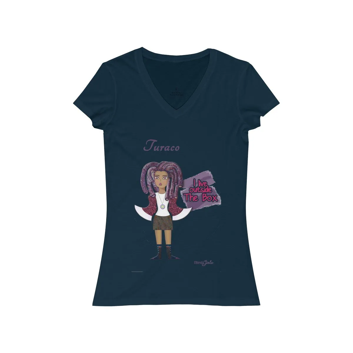 Turaco Women's Jersey Short Sleeve V-Neck Tee