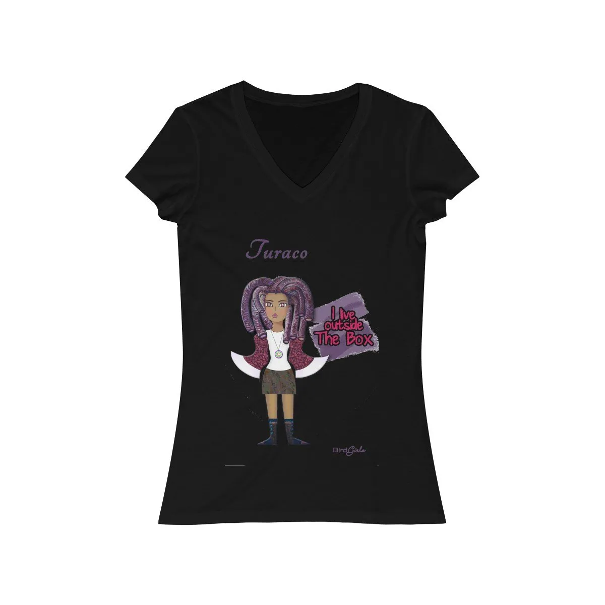 Turaco Women's Jersey Short Sleeve V-Neck Tee