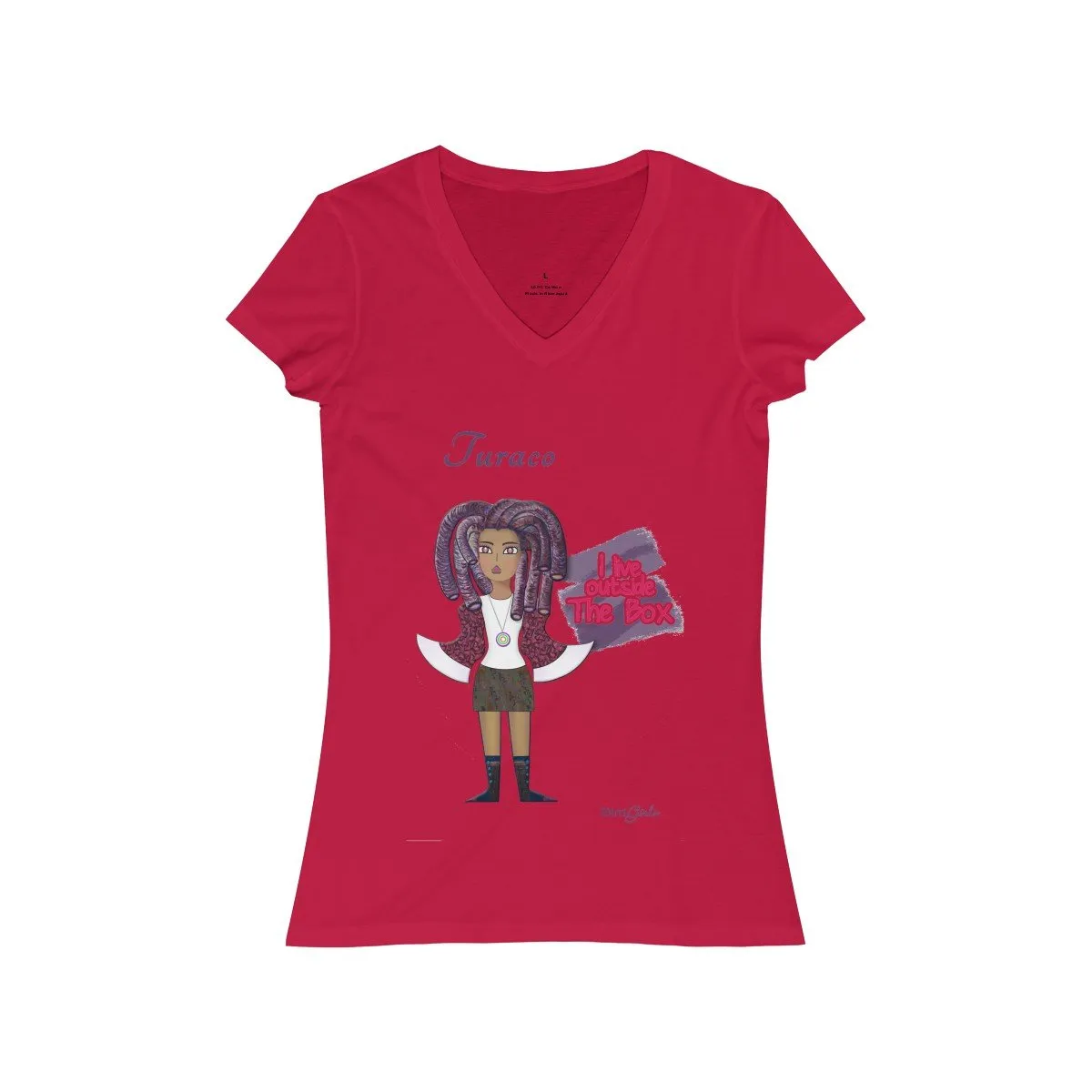 Turaco Women's Jersey Short Sleeve V-Neck Tee