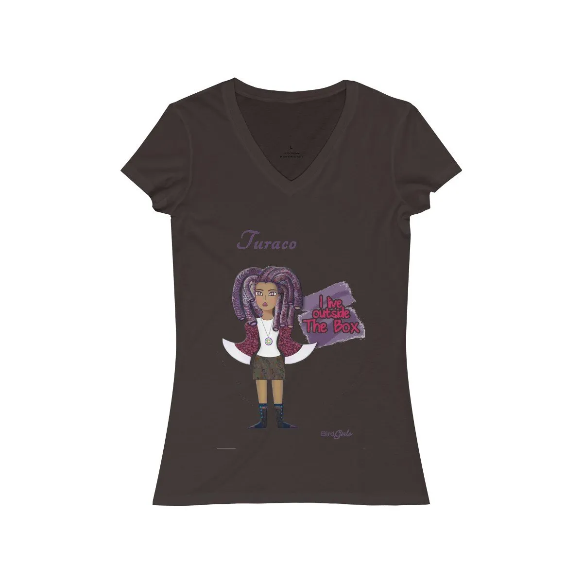 Turaco Women's Jersey Short Sleeve V-Neck Tee