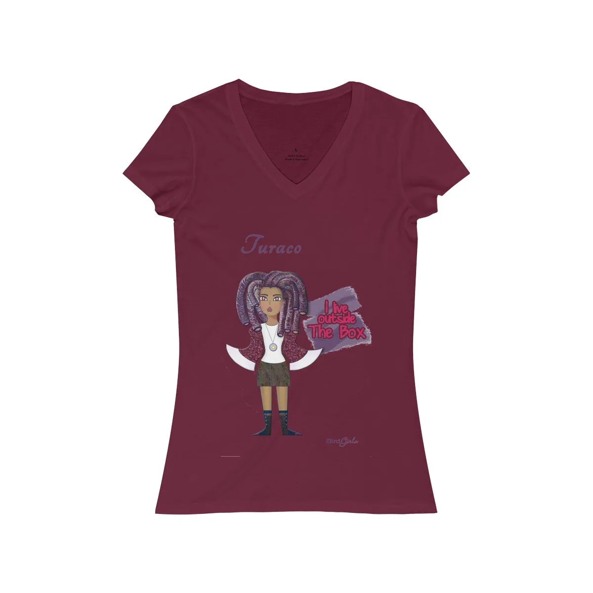 Turaco Women's Jersey Short Sleeve V-Neck Tee