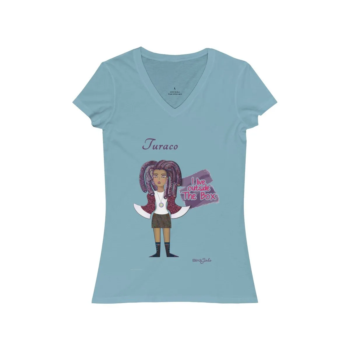 Turaco Women's Jersey Short Sleeve V-Neck Tee