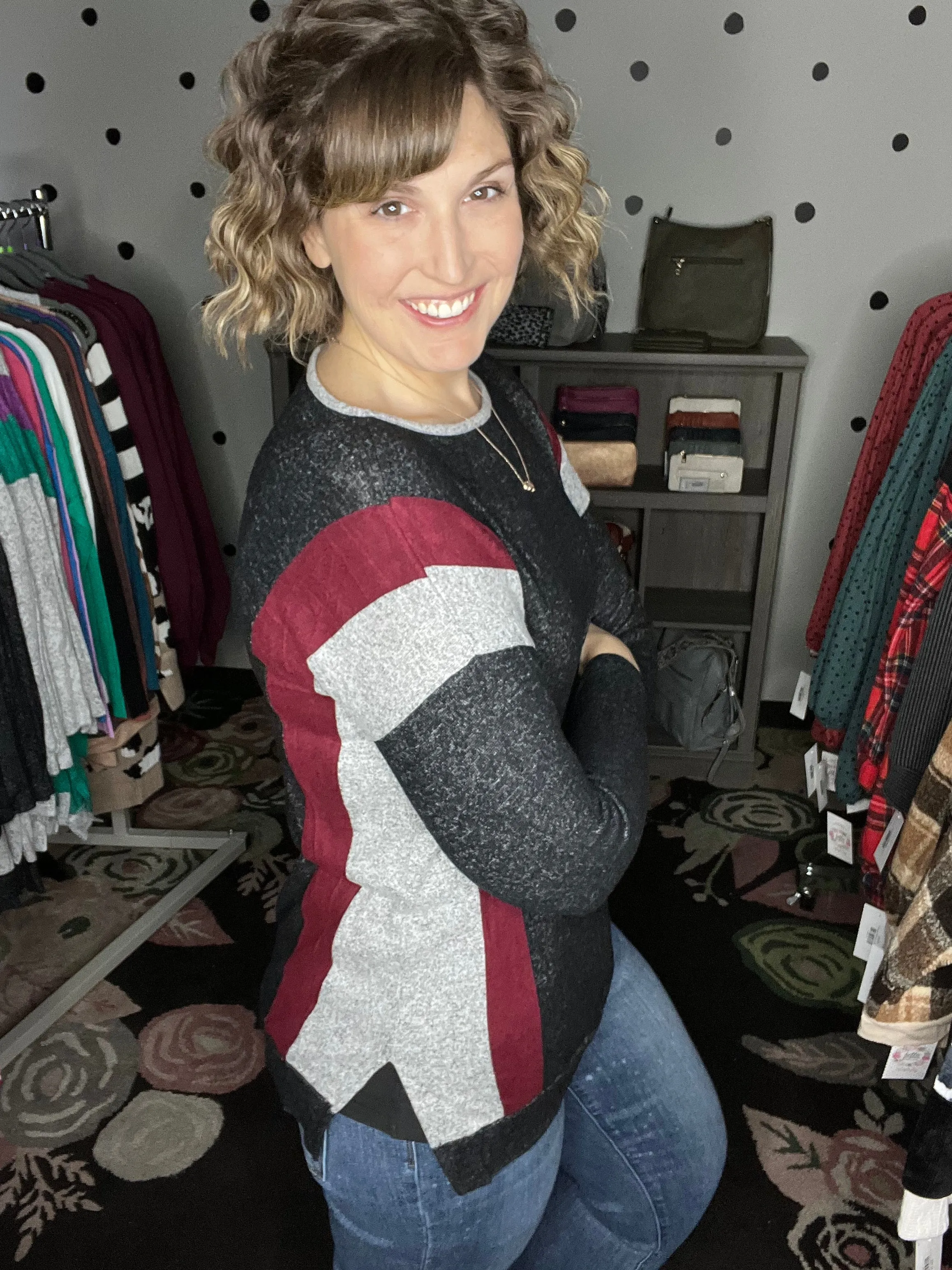 Ultra Soft Color Block Pullover - 2 colors