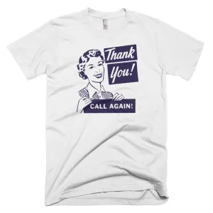 Unisex Retro "Thank You, Call Again" Tee