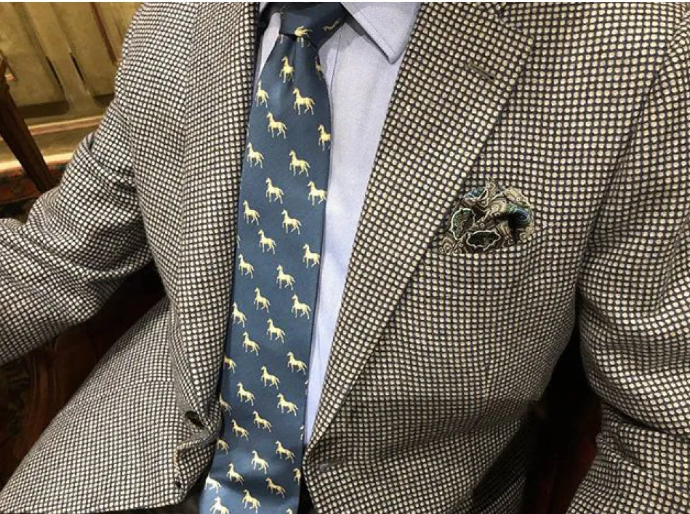 Van Gogh Equestrian Blue Tie
