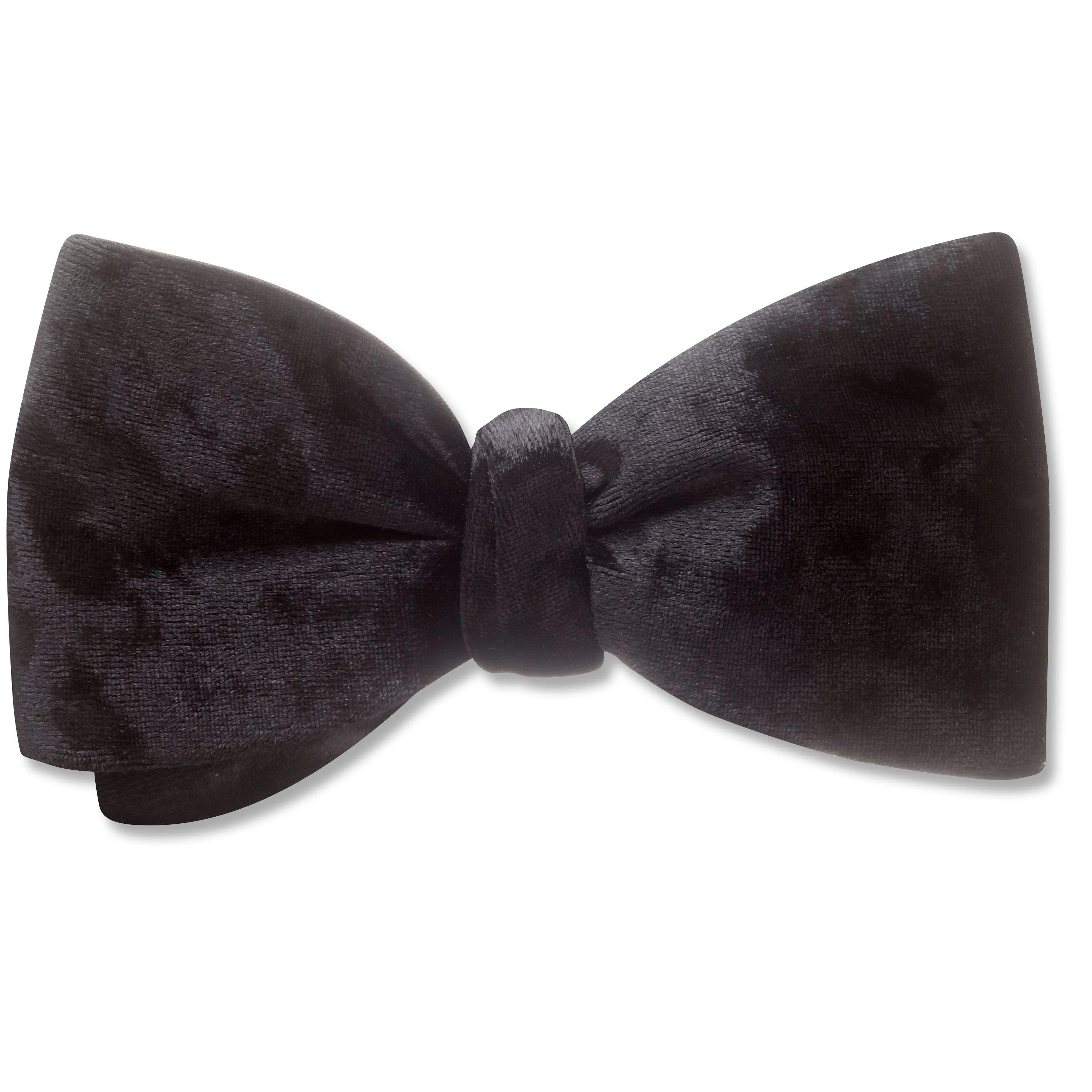 Velvet Black - Reversible bow ties
