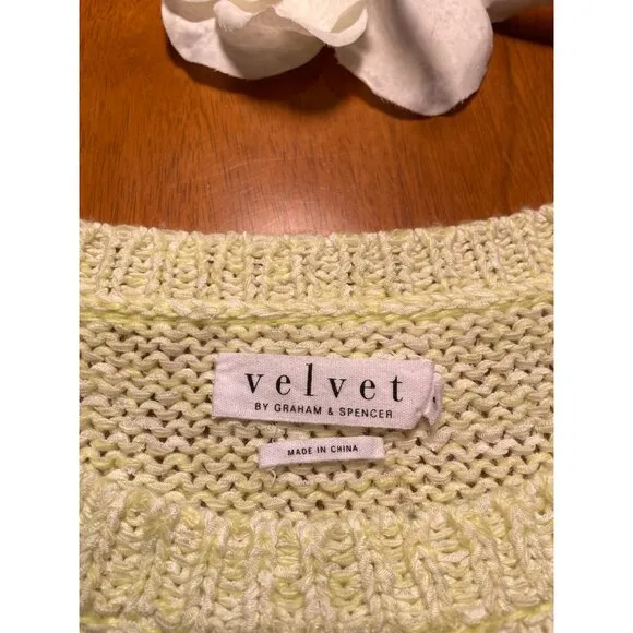 Velvet By Graham &amp; Spencer Womens Knit Sweater Size S Soft