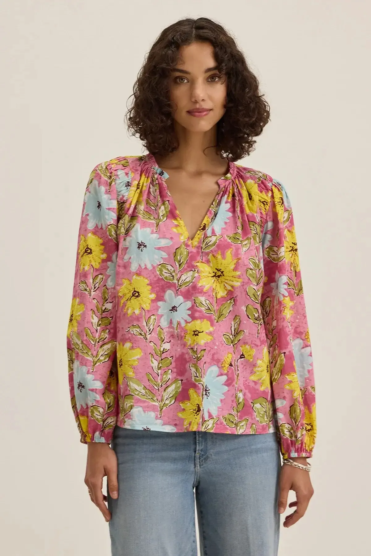 Velvet - Marysia Boho Top in Posy