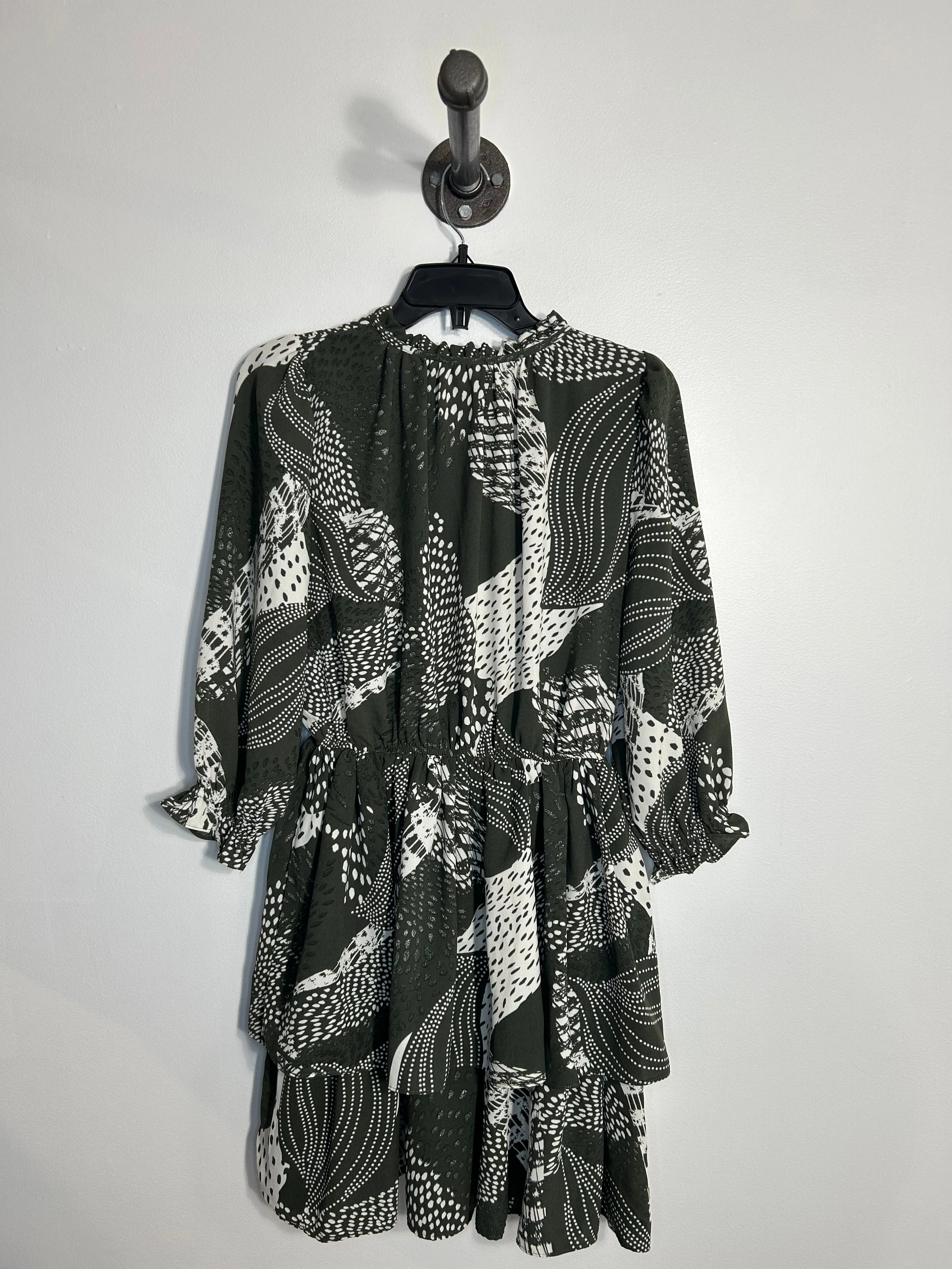 Venice L. PatternedRuffleDress