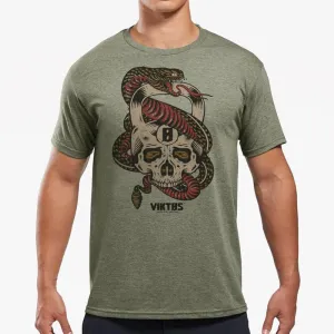 VIKTOS Kettle Skull Tee Sage Heather