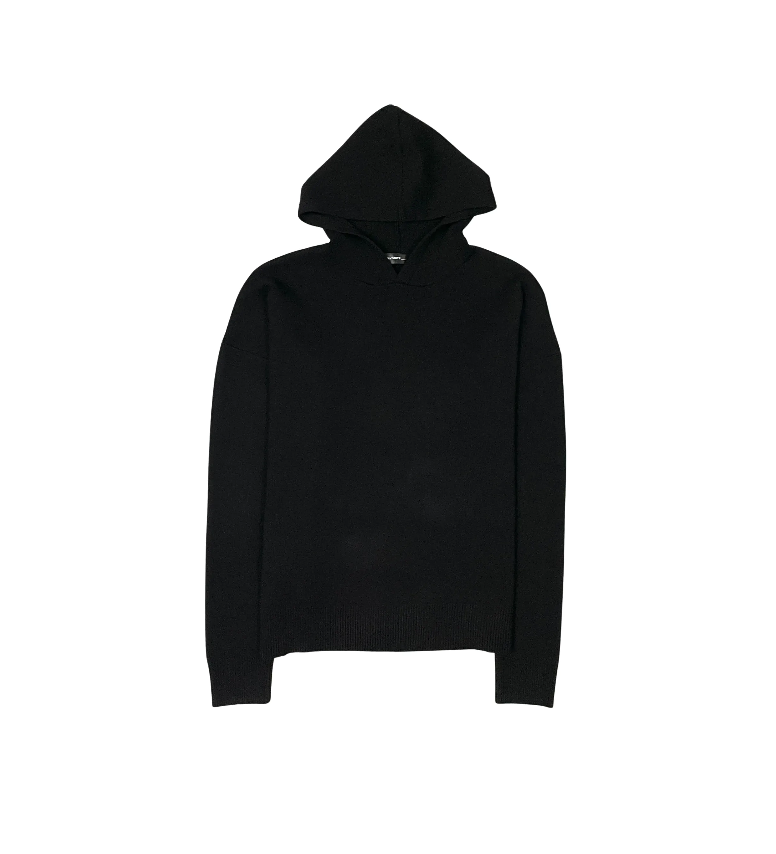 Viscos poly double knit sweater hoodie