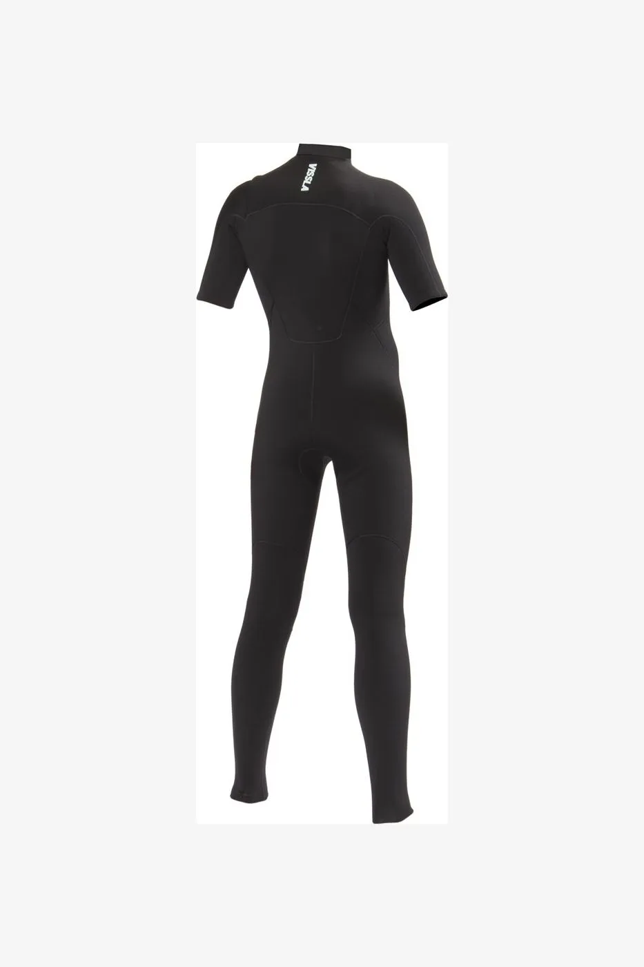 VISSLA 7 SEAS BOYS 2-2 SHORT SLEEVE FULL WETSUIT - BLACK