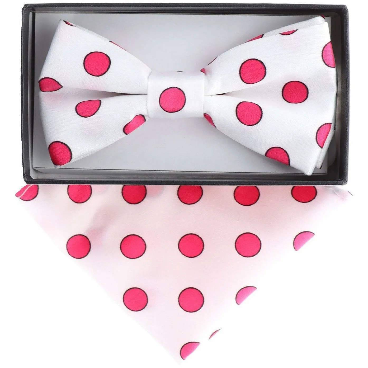 Vittorio Farina Boy's Designer Floral Print Print Bow Tie & Pocket Square