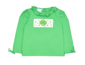 Vive La Fete Smocked Shamrock Tee Shirt