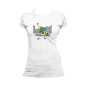 Weird Science Freddie Mercury Official Women's T-shirt (White)