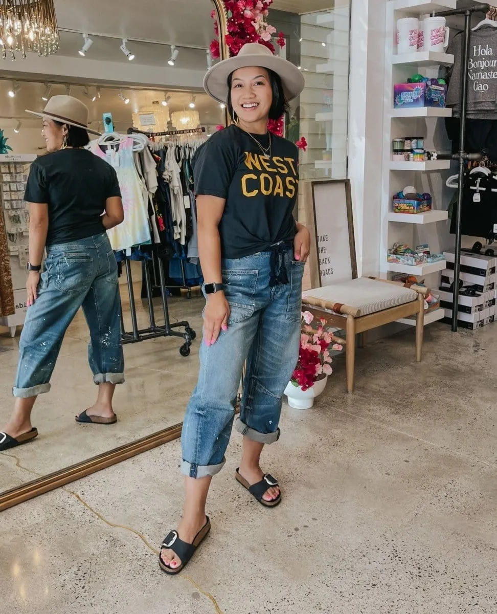 West Coast Vintage Black Tshirt