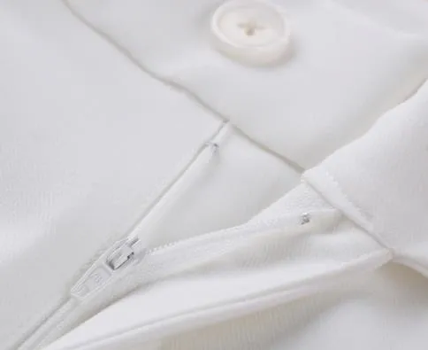 White Blazer And Pants Set For Women