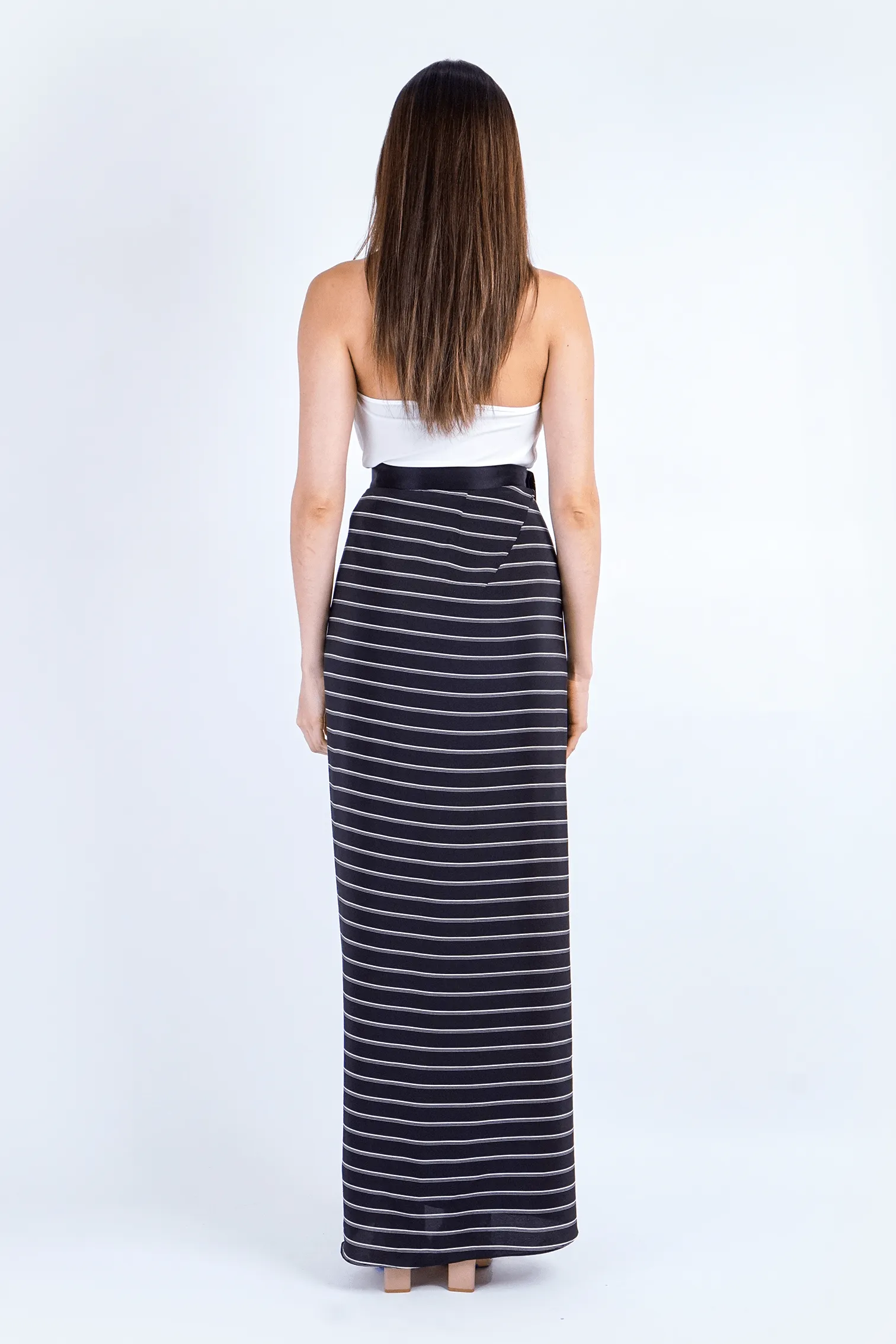 White Colina Cowl Neck Top