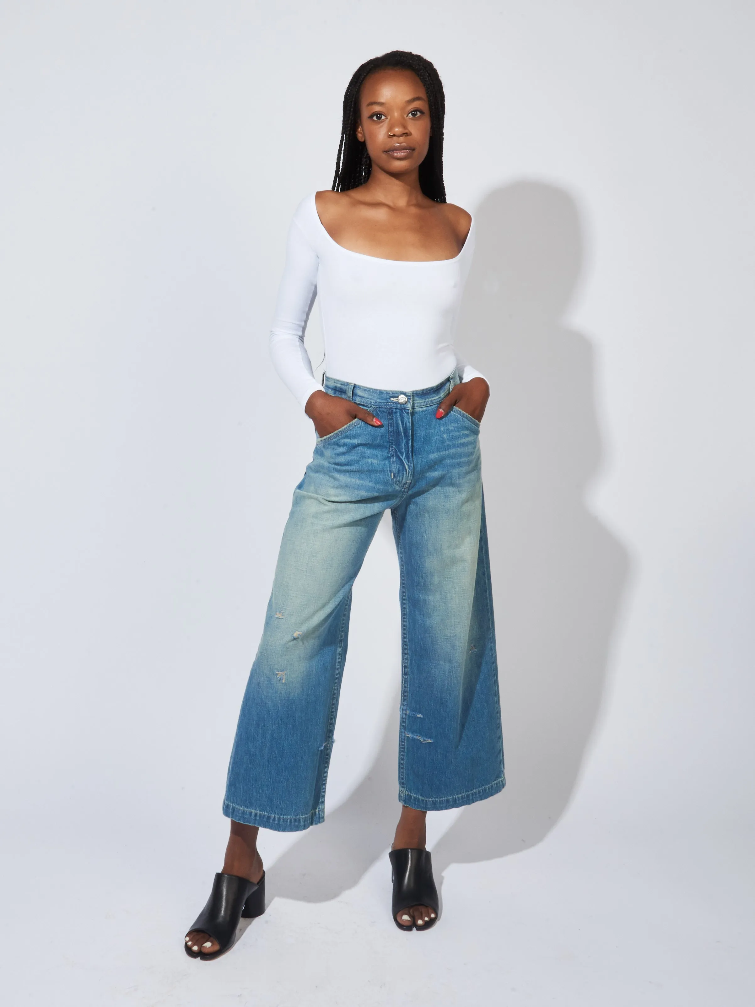 White El Tigre L/S Bodysuit