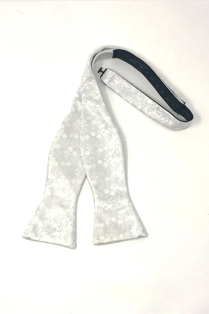 White Enchantment Bow Tie