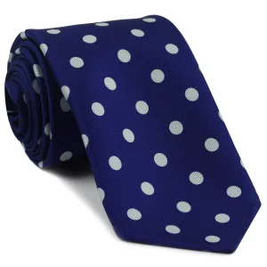 White on Purple Blue Pattern Silk Tie MCT-481 last tie only up to 3.25 inches by 60 inches