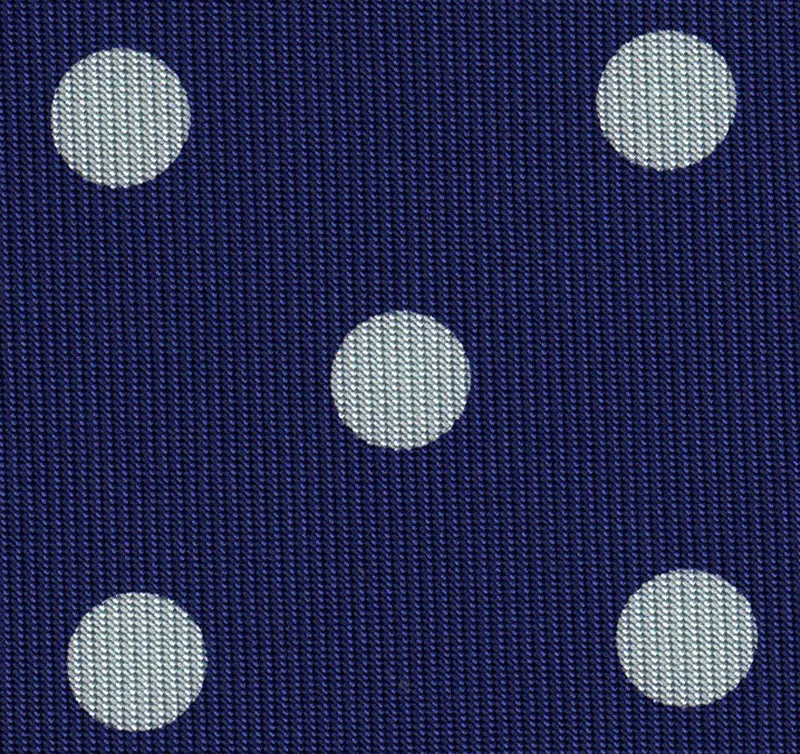 White on Purple Blue Pattern Silk Tie MCT-481 last tie only up to 3.25 inches by 60 inches