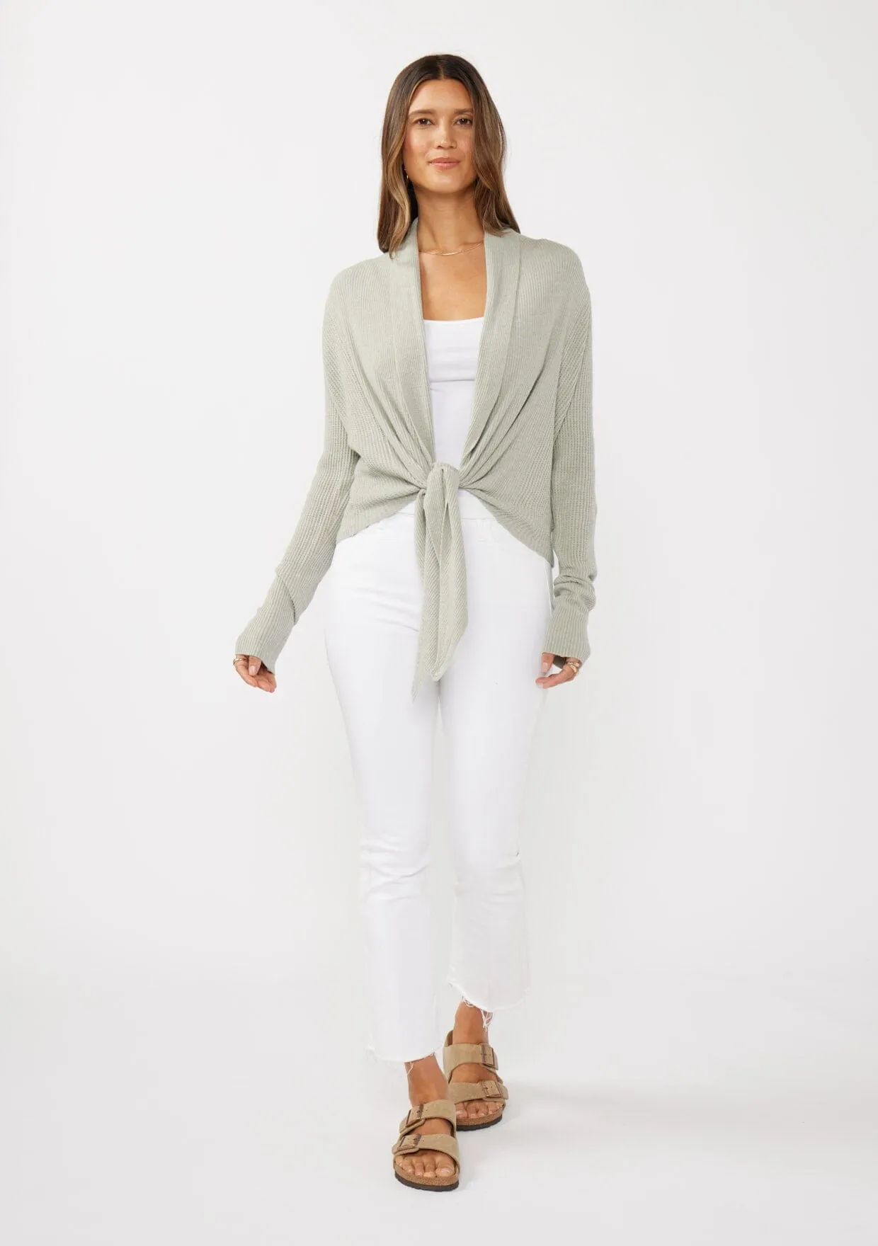 Willa Tie Front Sweater