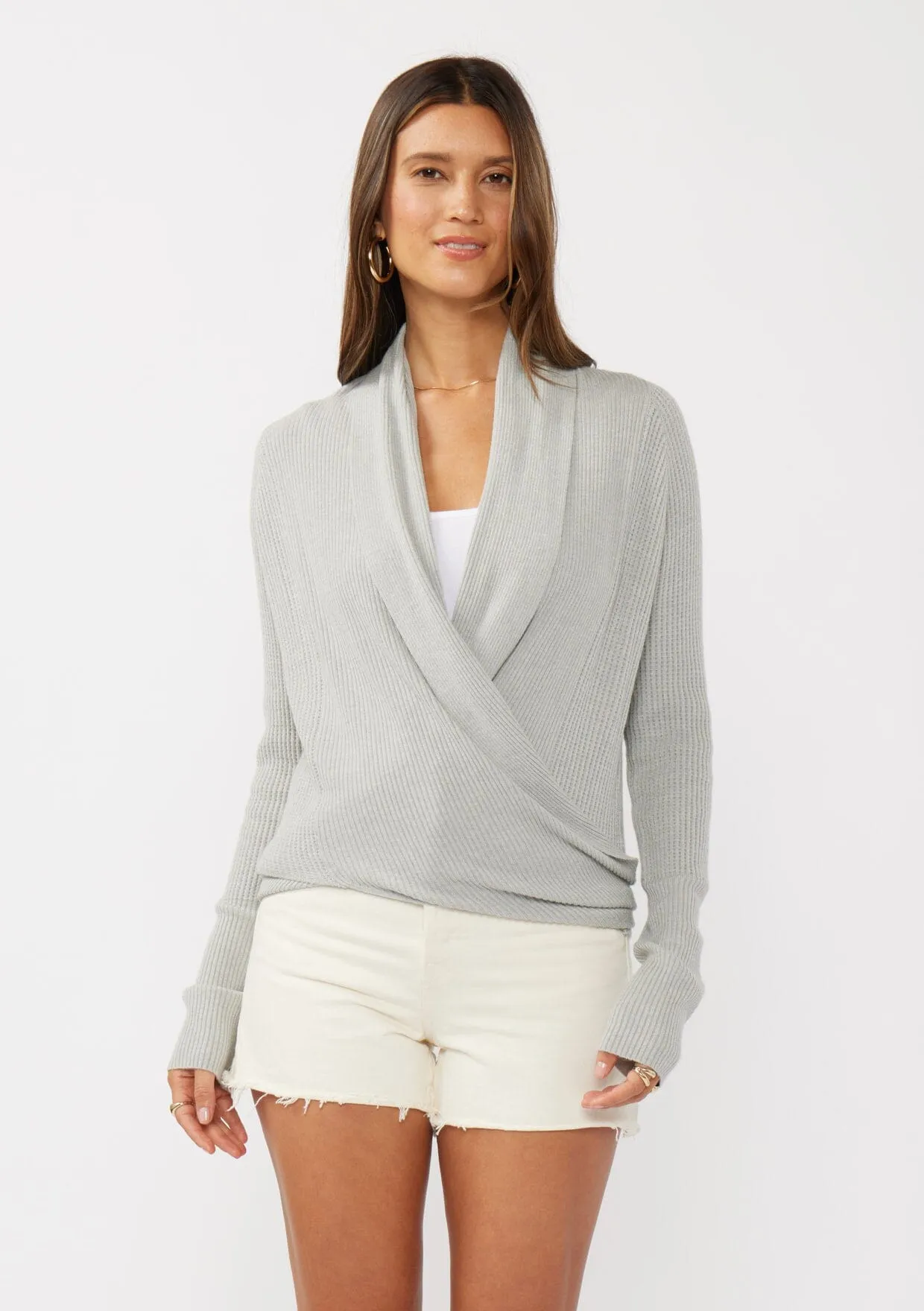 Willa Tie Front Sweater